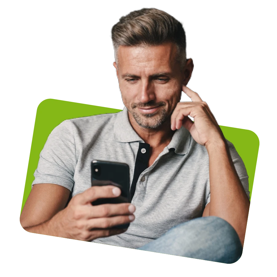 Man with phone